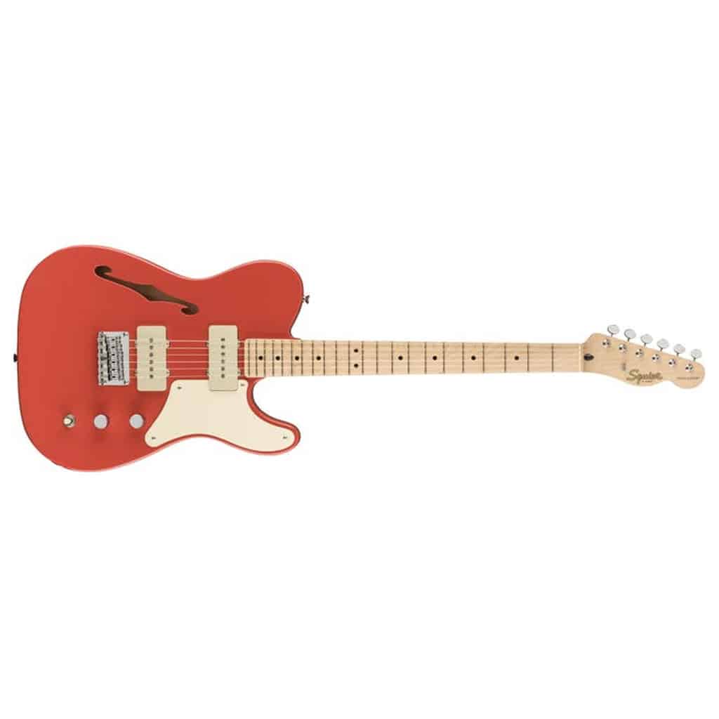 Squier by Fender Paranormal Cabronita Telecaster Thinline in Fiesta Red - Image 2