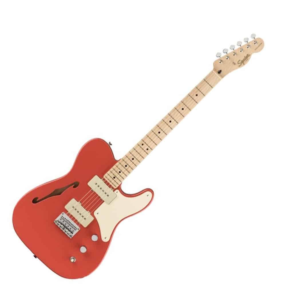 Squier by Fender Paranormal Cabronita Telecaster Thinline in Fiesta Red - Image 5