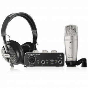 Behringer U-PHORIA STUDIO Complete Recording/Podcast Bundle