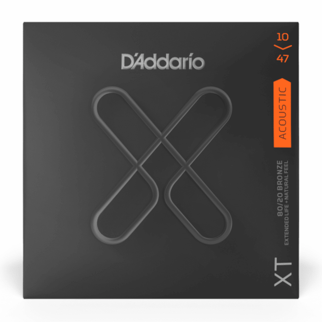D'Addario XT 80/20 Bronze Coated Acoustic Guitar Strings - (10-47)