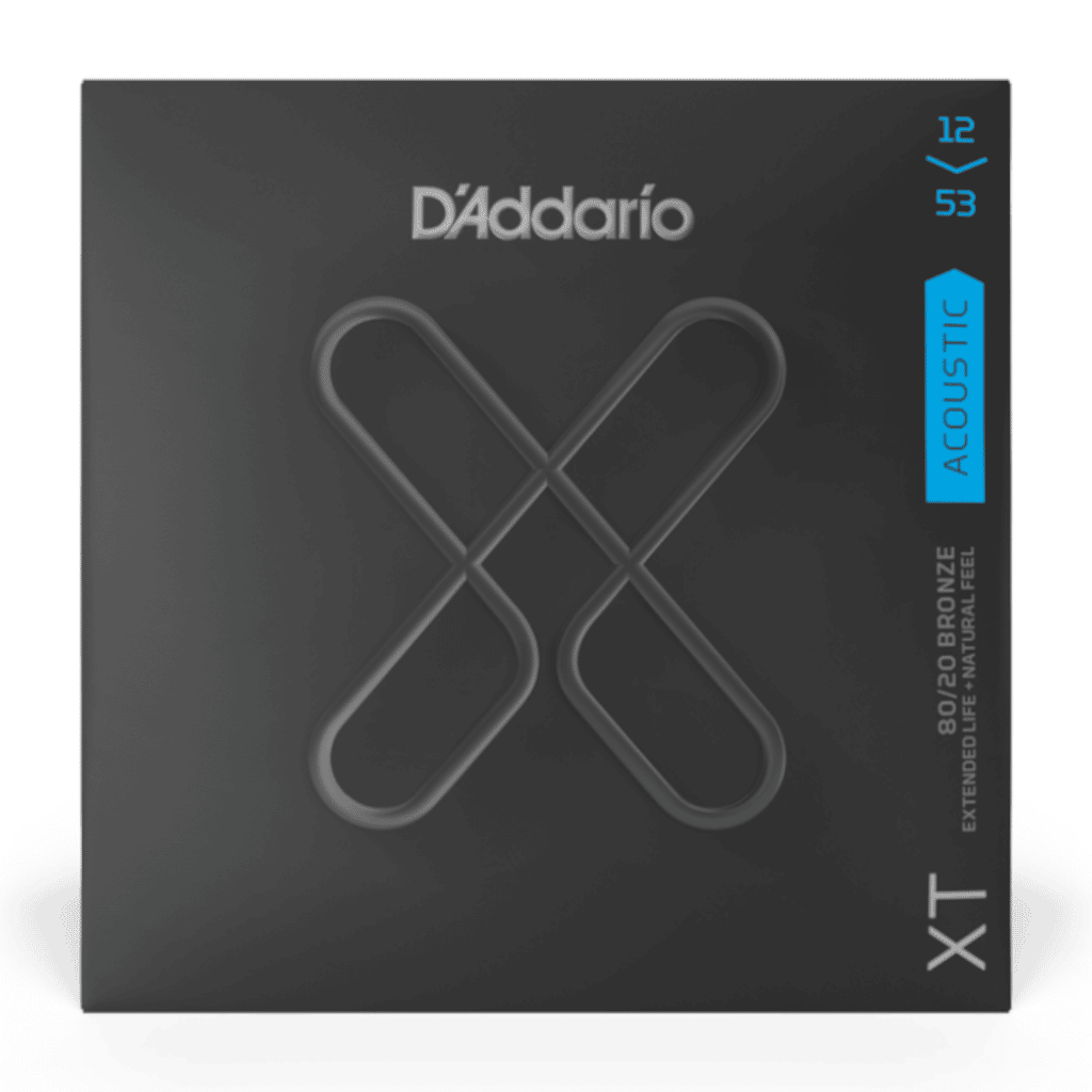 D'Addario XT 80/20 Bronze Coated Acoustic Guitar Strings - (12-53)