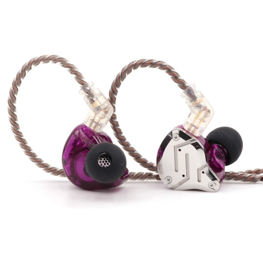 KZ ZS10 Pro In-Ear Earphones - Purple - Image 2