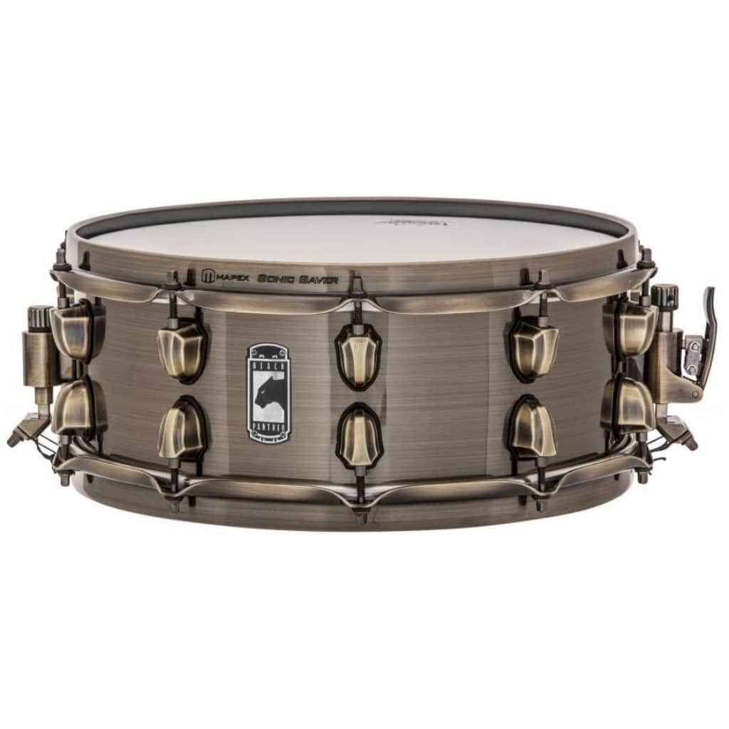 Mapex Black Panther Brass Cat - 14 x 5.5" Brushed Brass Snare Drum