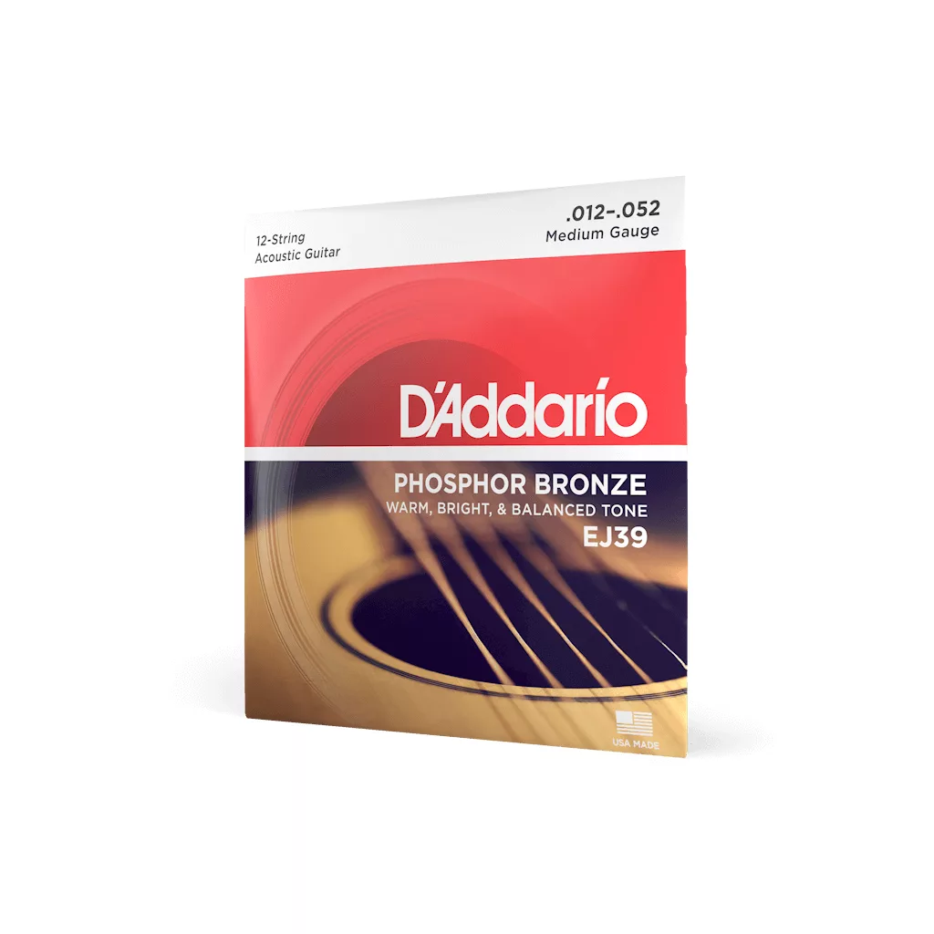 D'Addario 12-52 Medium 12-String Acoustic Guitar Strings