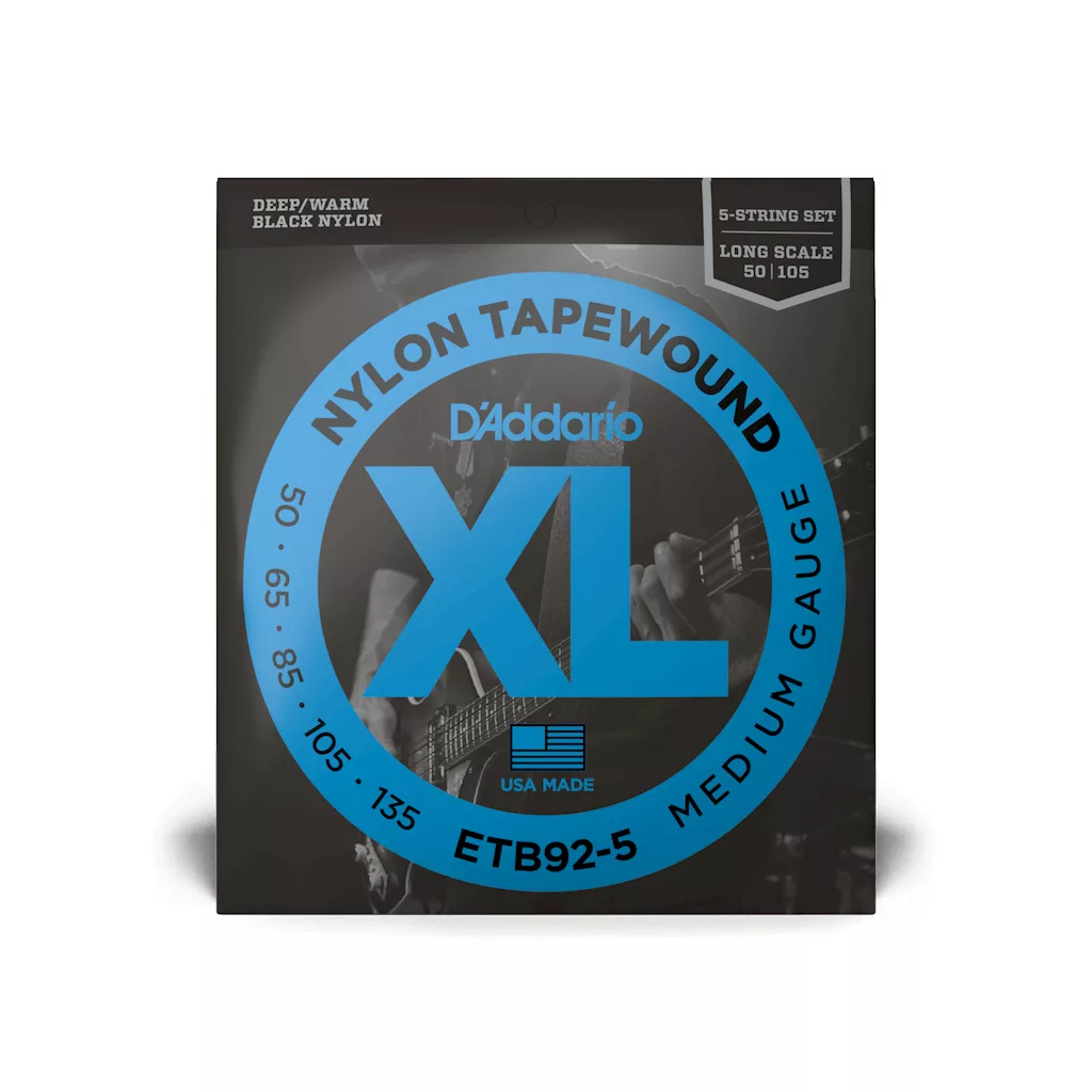 D'Addario 50-135 Medium 5-String Long Scale Bass Strings - Image 3