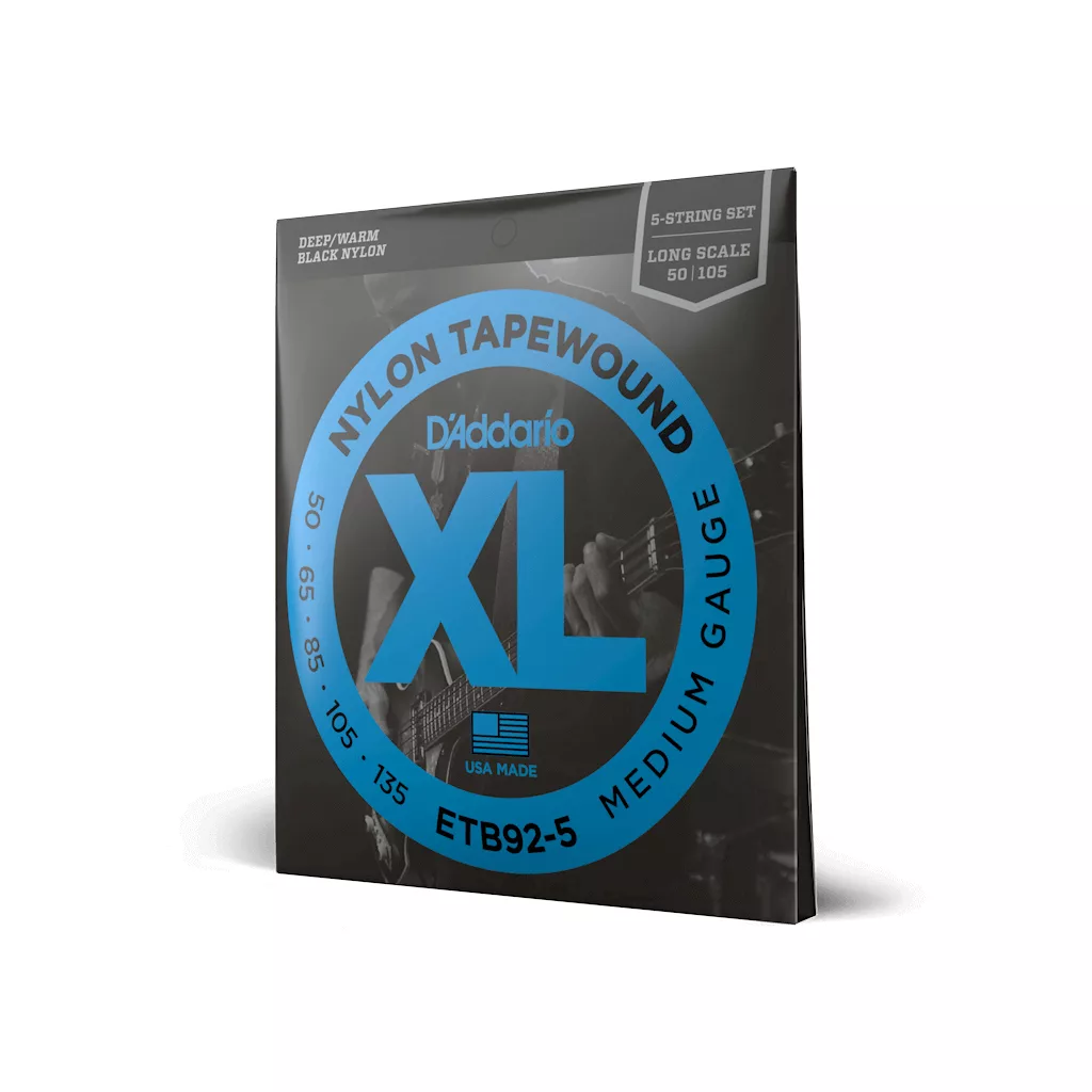 D'Addario 50-135 Medium 5-String Long Scale Bass Strings
