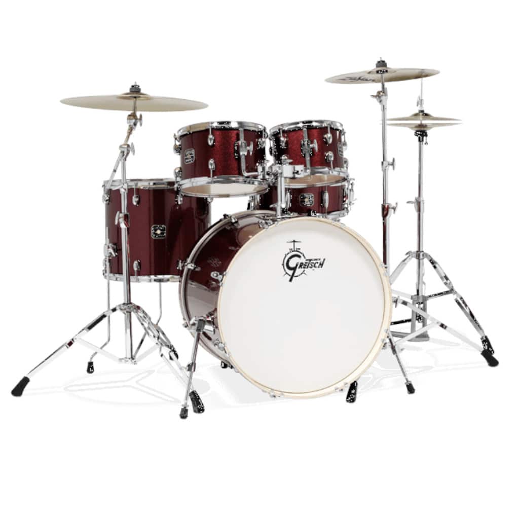Gretsch GE4E825RS Energy 5-Piece Drumkit with Hardware - Ruby Sparkle