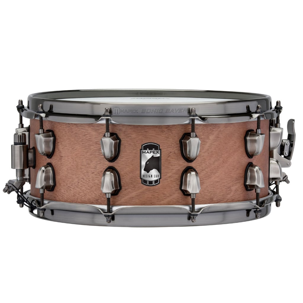 Mapex Black Panther Heartbreaker - 14" X 6" Satin Natural Mahogany Snare Drum