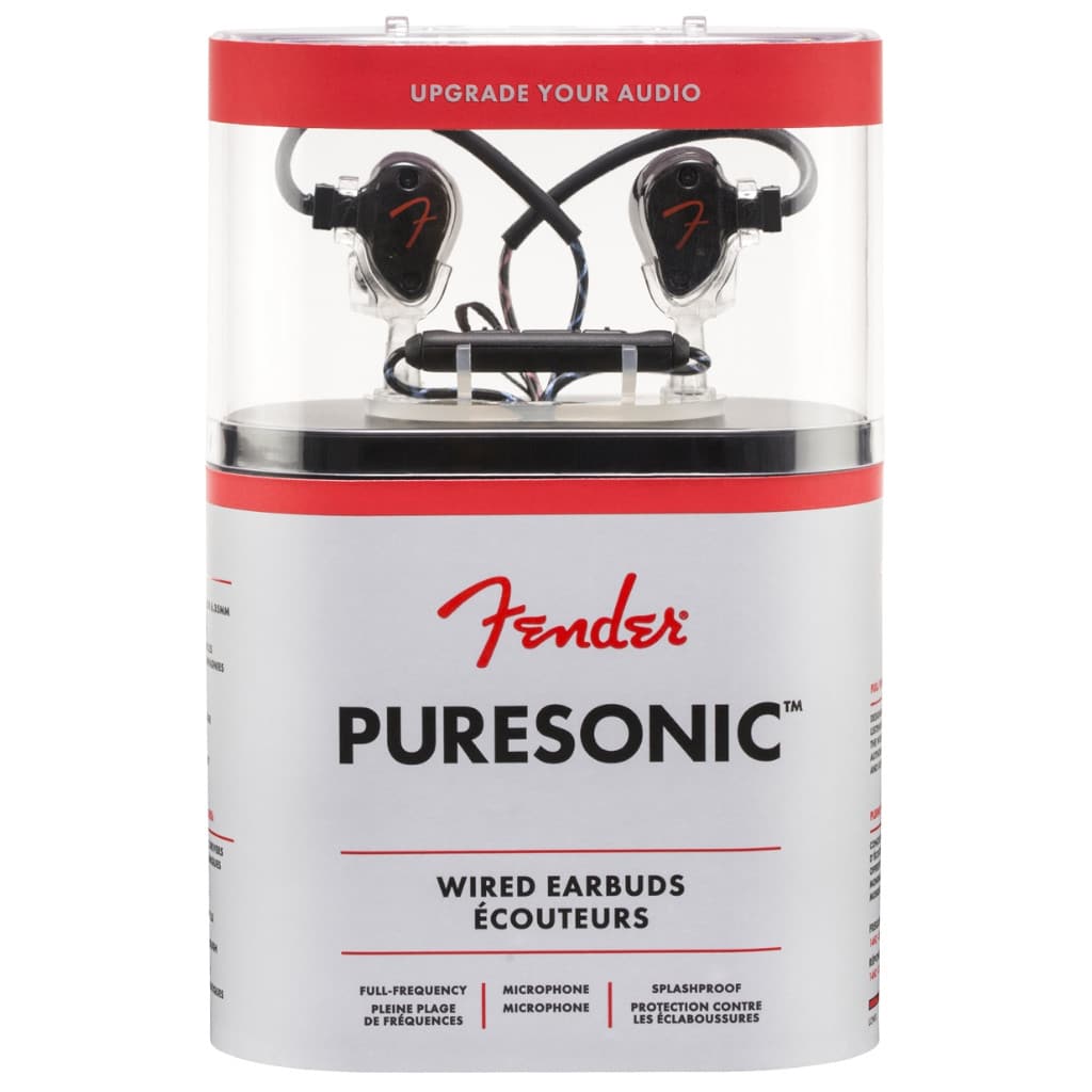 Fender Puresonic Wired Earphones in Black Metallic - Image 2