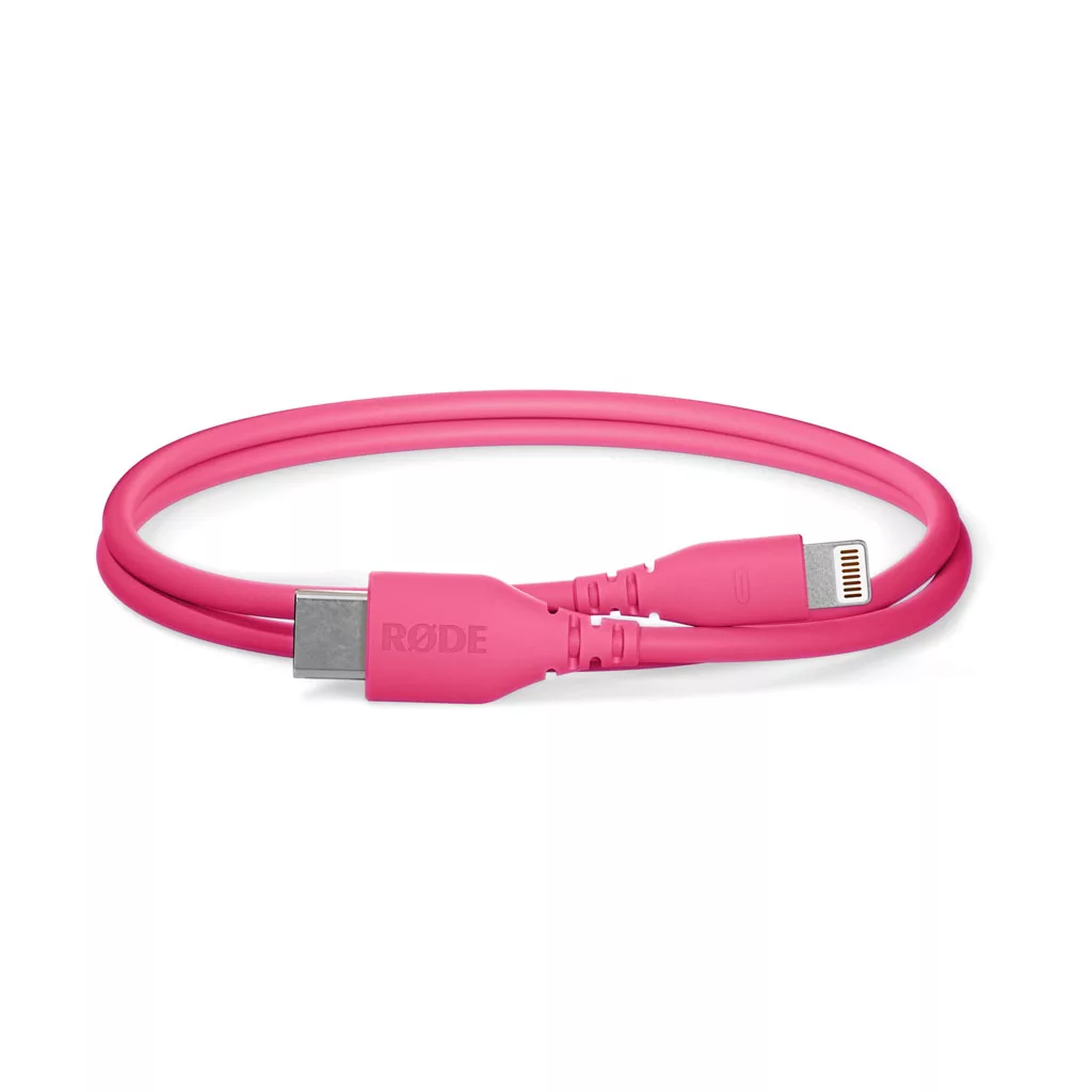 Rode SC21 - 30cm USB-C to Lightning Cable - Pink