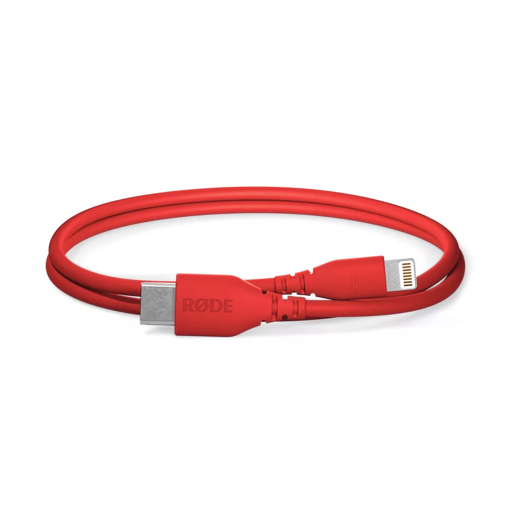 Rode SC21 - 30cm USB-C to Lightning Cable - Red