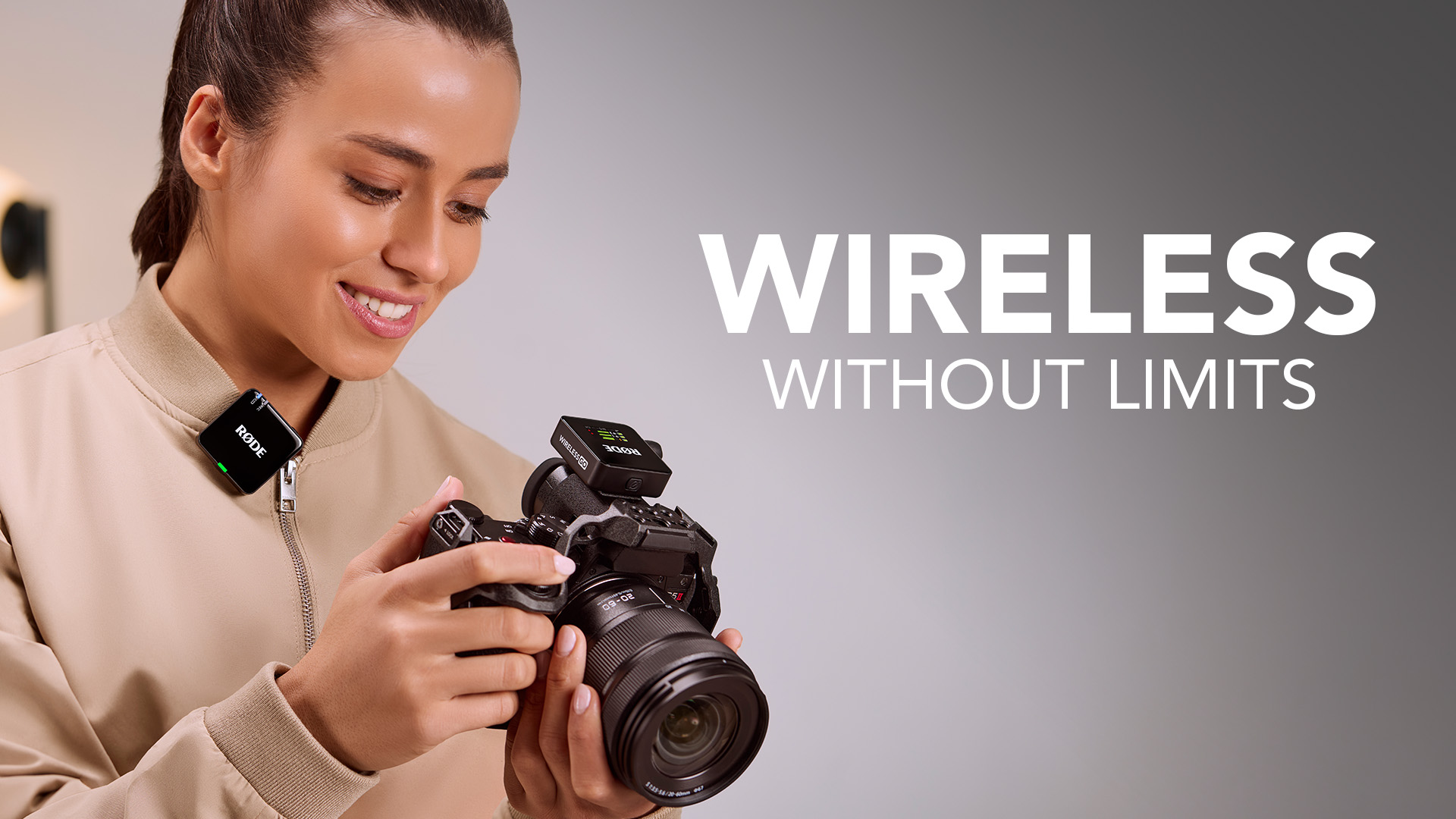 Wireless Without Limits — R&Oslash;DE wireless microphone promotion