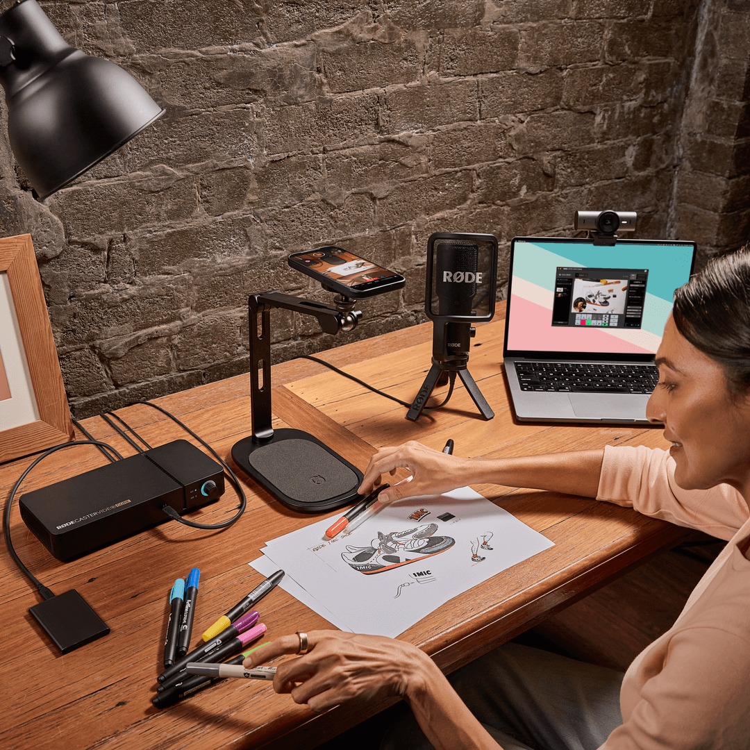 Streaming live to platforms with the RØDECaster Video Core