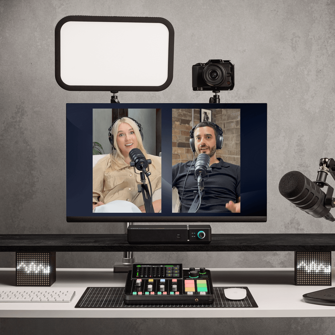 Custom scene layouts on the RØDECaster Video Core